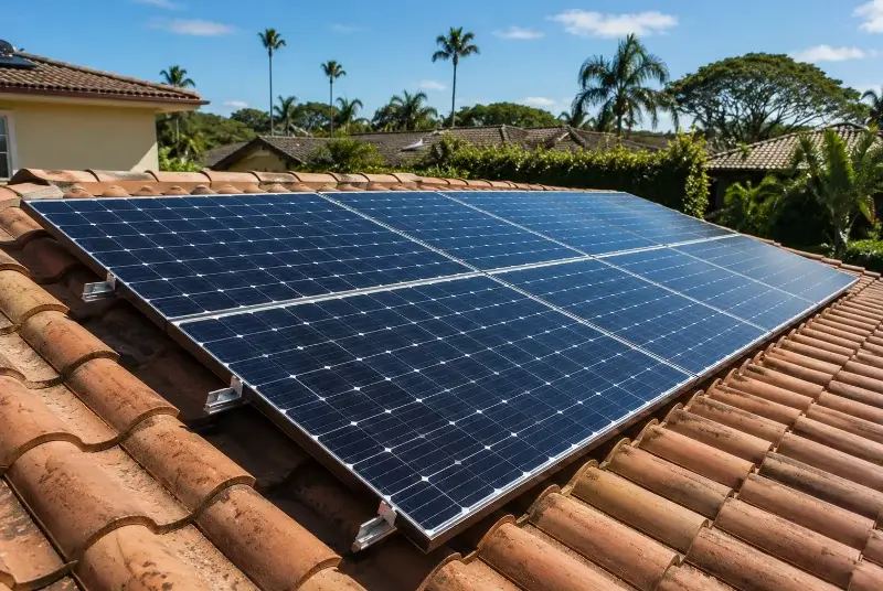 Installation de panneaux solaires à Prémian